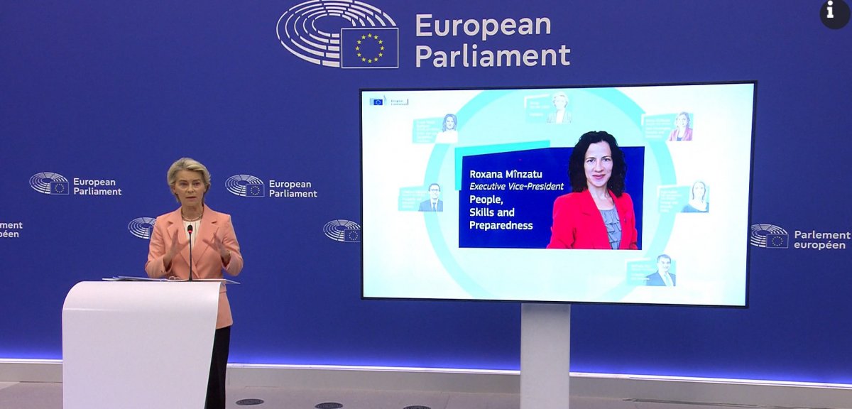 Roxana Mînzatu - vicepreședinte al Comisiei Europene; se va ocupa de „cetățeni, competențe și pregătire”