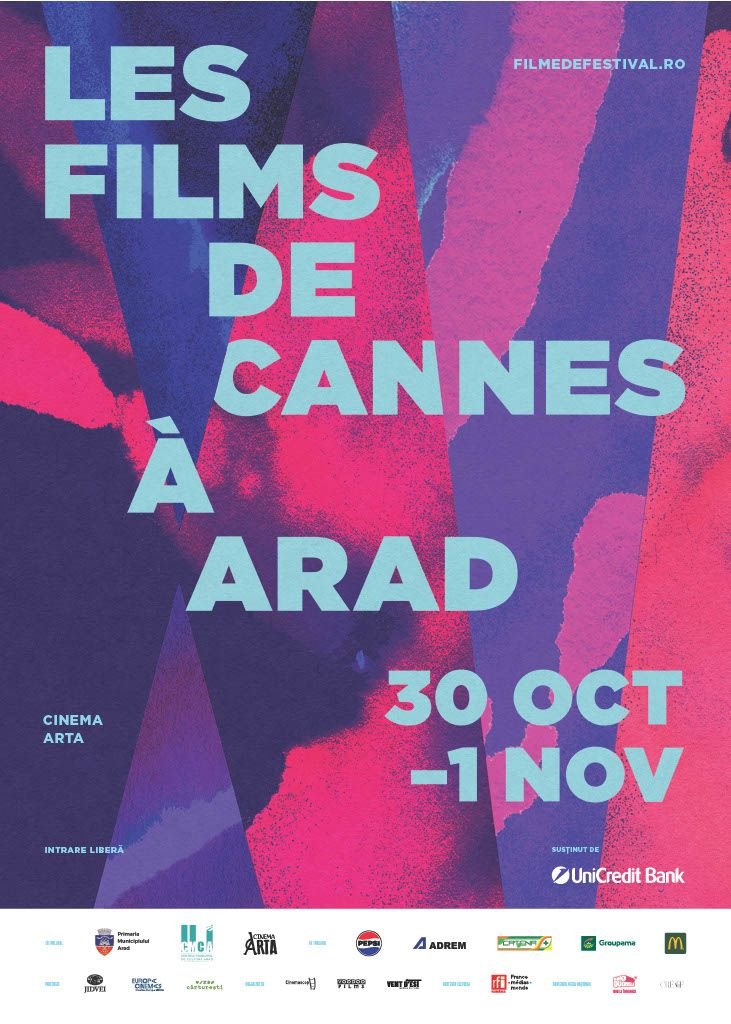 Les Films de Cannes à Arad, între 30 octombrie și 1 noiembrie, la Cinematograful ARTA