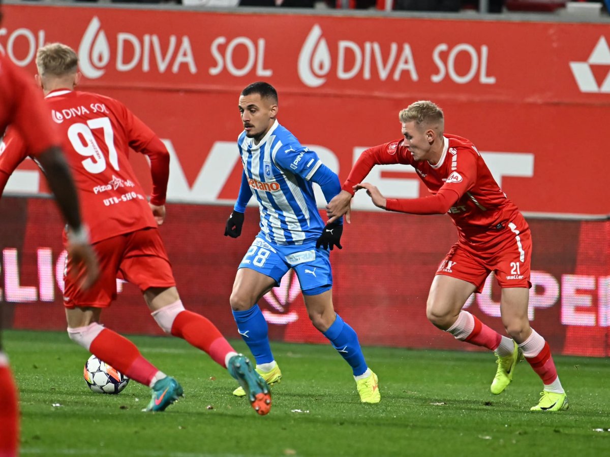 Una caldă, două reci: UTA – Universitatea Craiova 1-2