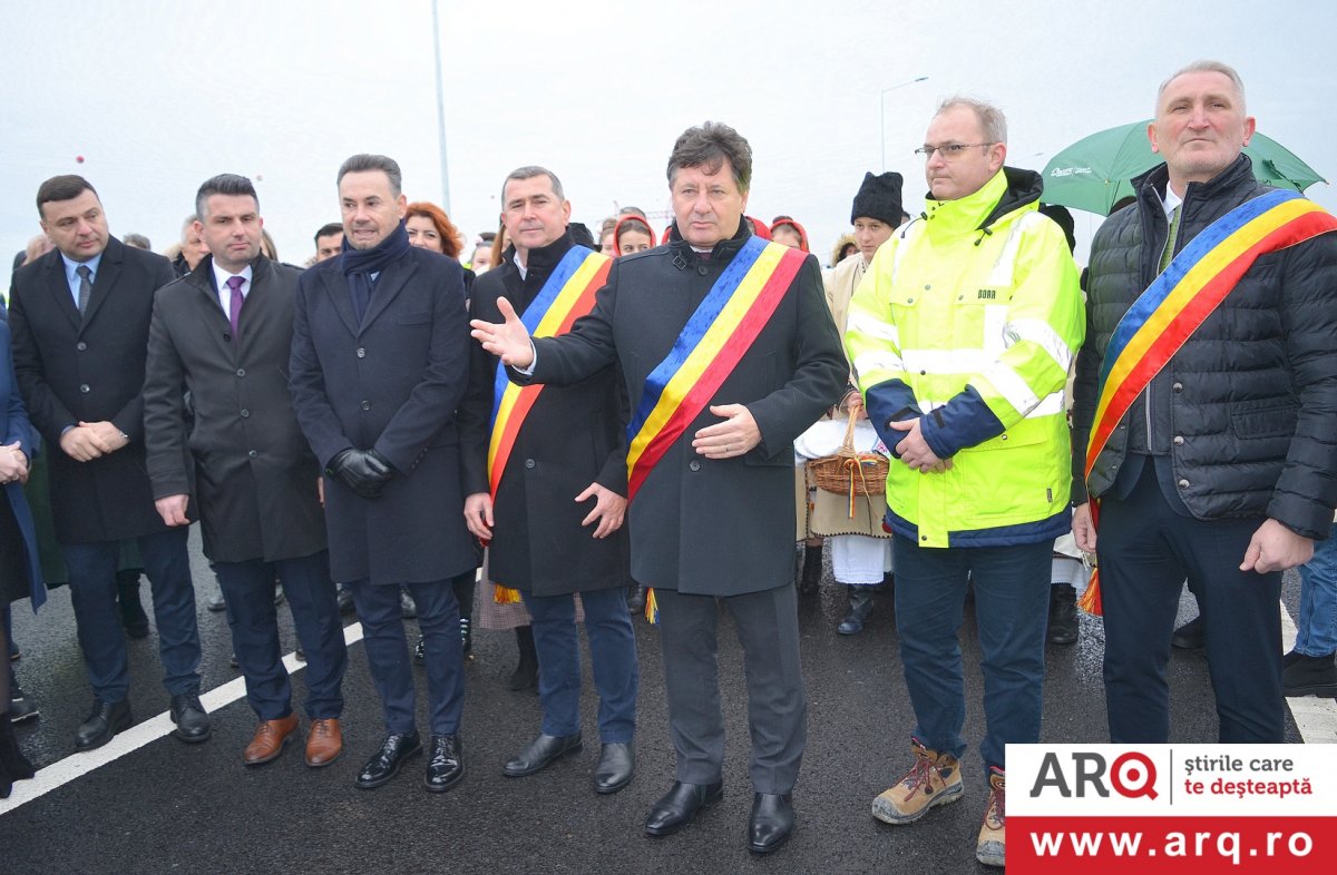 Inaugurarea ultimului tronson al inelului de centură al municipiului Arad, un proiect strategic pentru mobilitatea și dezvoltarea județului