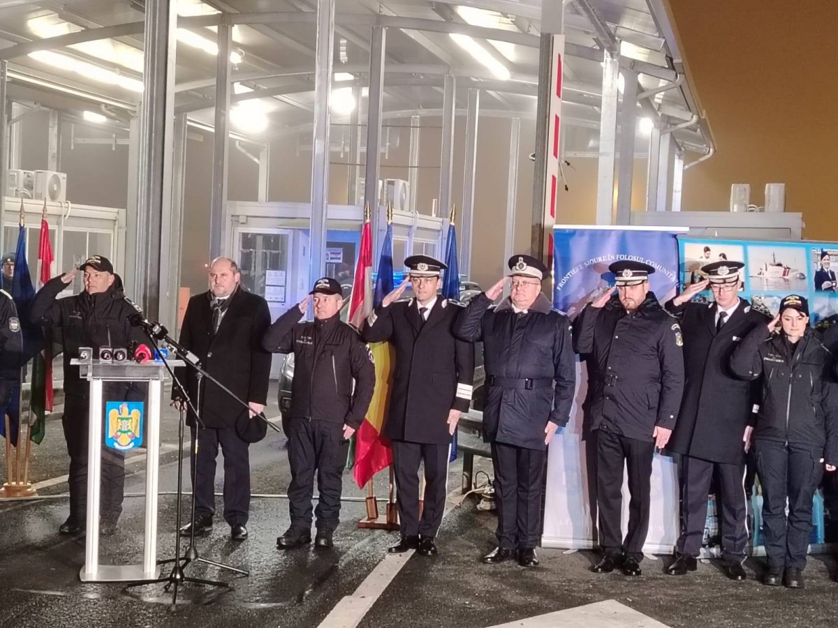 (FOTO) În 1 ianuarie, România a intrat în Spațiul Schengen și cu frontierele terestre!