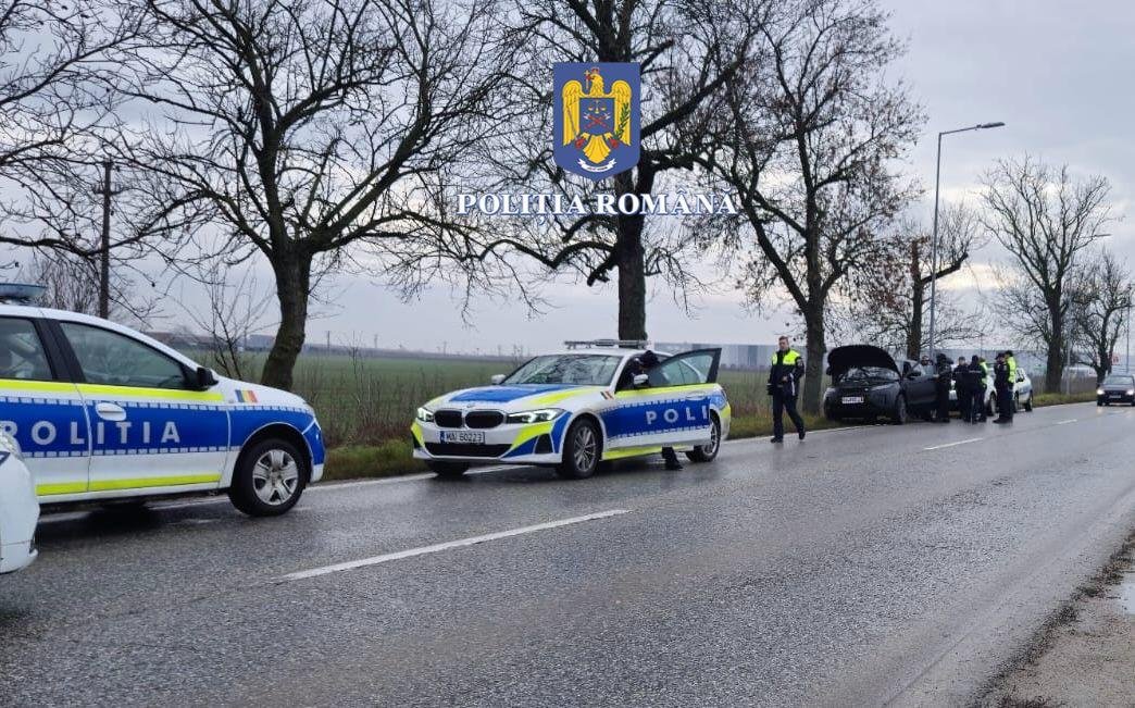 (FOTO) Autoturism căutat de autoritățile italiene, găsit în Arad