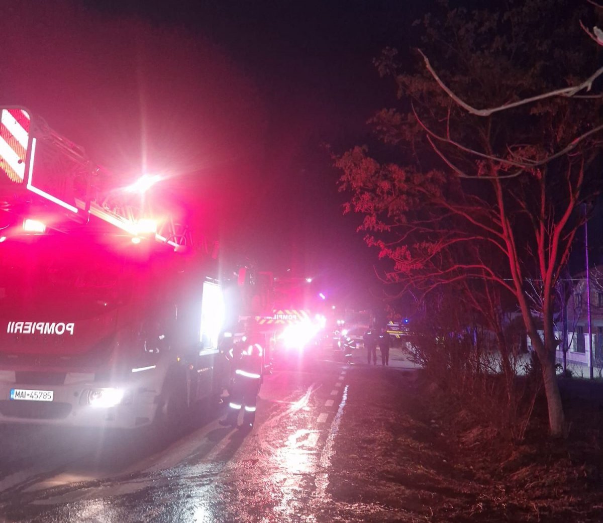 Incendiu izbucnit la o casă în localitatea Fântânele