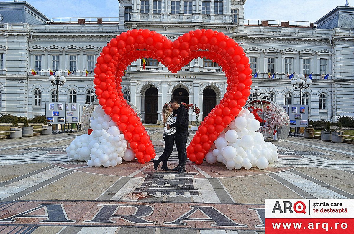 Valentine, Valentine ... Fotoreportaj în centrul Aradului