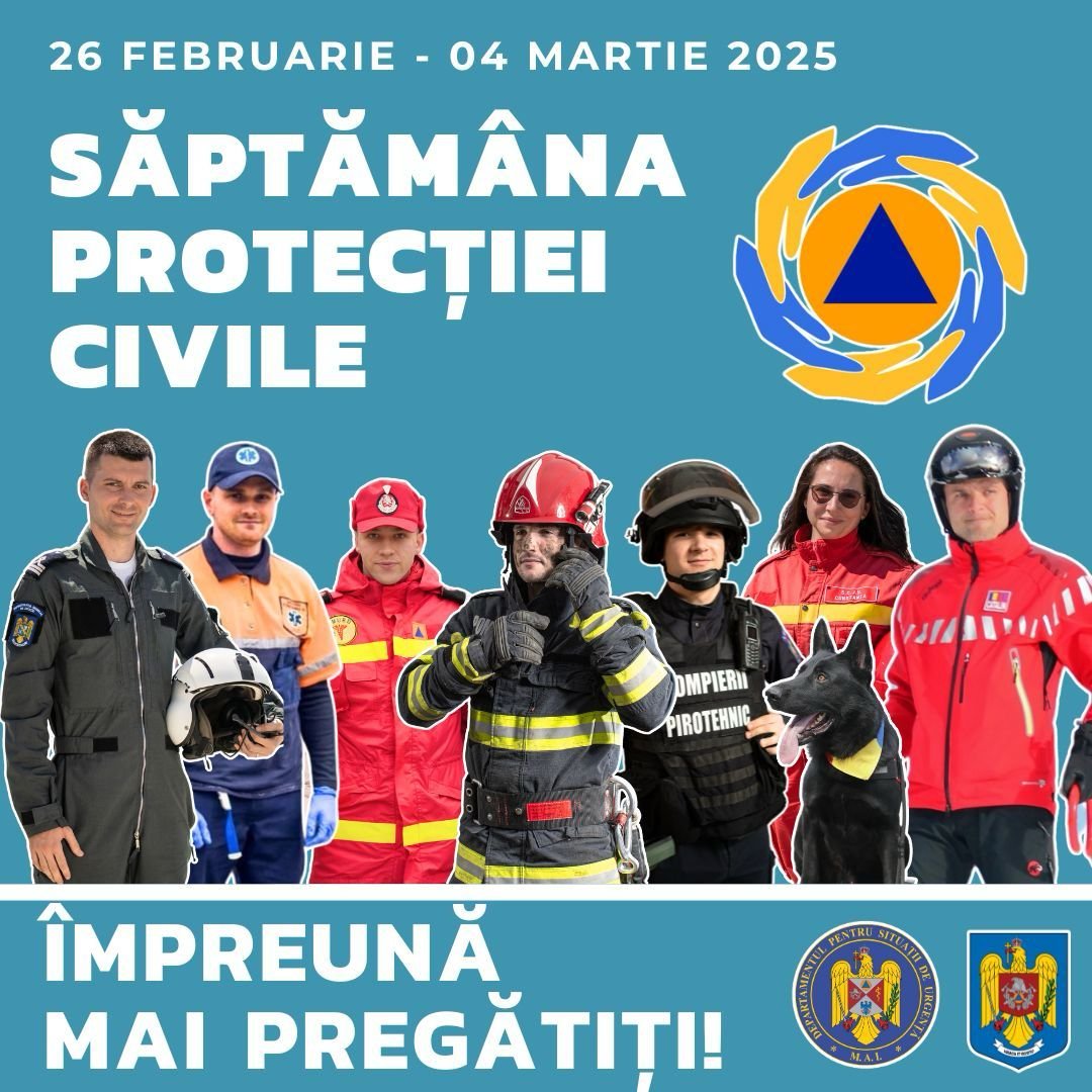 Activități desfășurate cu prilejul Săptămânii Protecției Civile - 26.02 - 04.03.2025