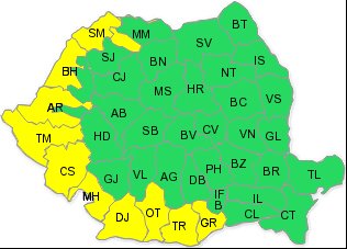 Meteorologii anunță caniculă și sâmbătă. Aradul este sub COD GALBEN